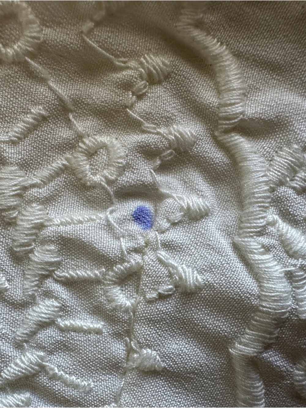 Free People Ivory Embroidered Peasant Top - Picture 6 of 7